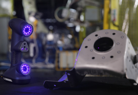 เครื่องสแกน 3D แสงสีฟ้า