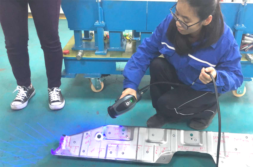 แผ่นโลหะชิ้นส่วนการวัดมิติ 3 มิติ