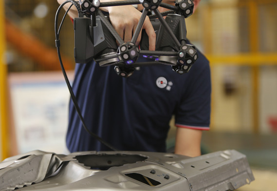 ออปติคัลติดตามสแกนเนอร์ 3 มิติพร้อมการจับแฟลช Hole