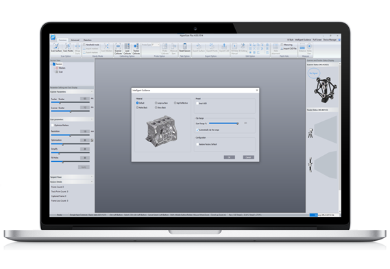 ซอฟต์แวร์ 3D พร้อมการตั้งค่าพารามิเตอร์อัตโนมัติ