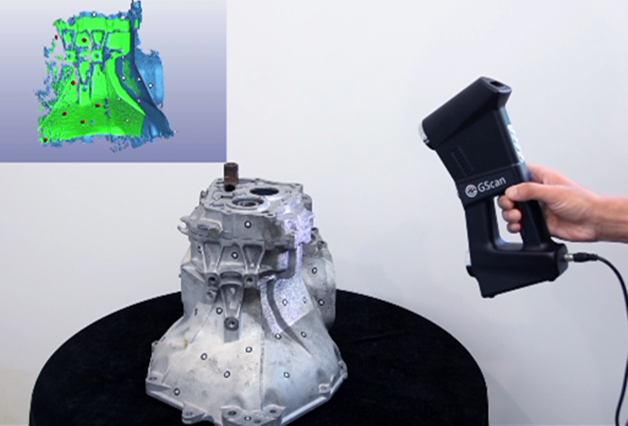 การสแกน 3 มิติด้วยการวางตำแหน่งเครื่องหมายสะท้อนแสง