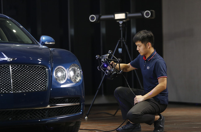 การสแกน 3D ไร้สายสำหรับสถานการณ์การทำงานที่ซับซ้อน