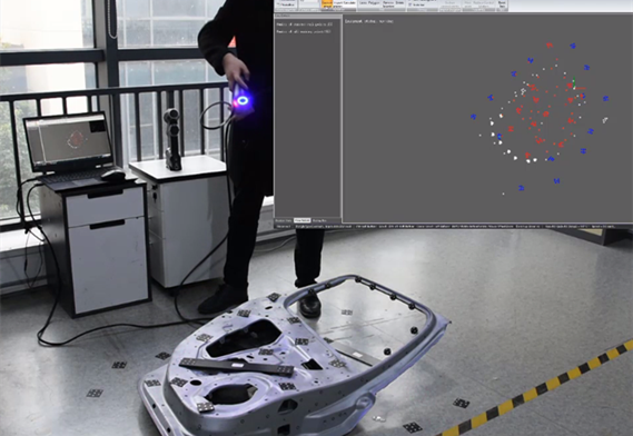 ระบบโฟโตแกรมเมทรีพร้อมเทคโนโลยีแสงสีฟ้า