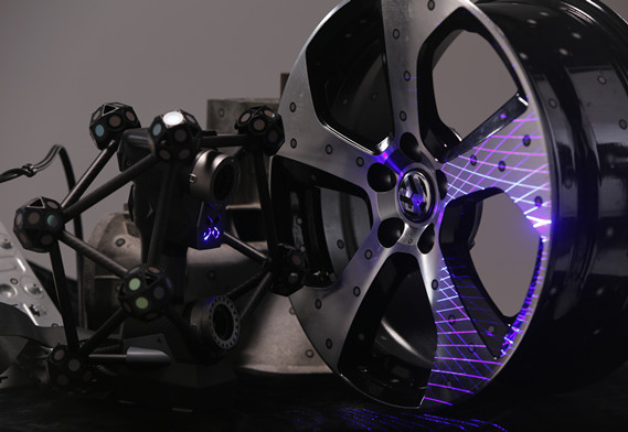 การสแกน 3D ด้วยเครื่องหมายการสแกน 3D โดยไม่มีเครื่องหมาย