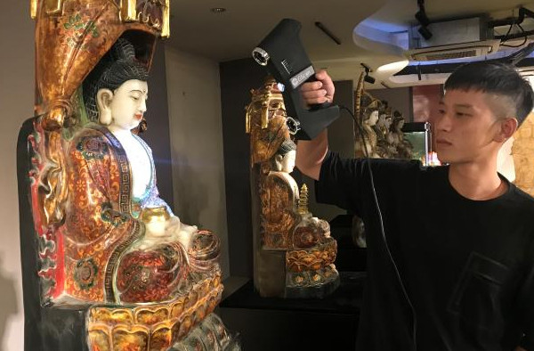 การสแกน 3D พระธาตุวัฒนธรรม