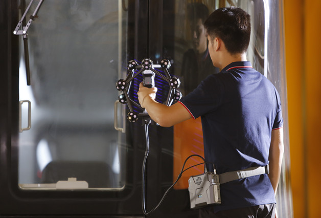 การสแกน 3 มิติไร้สายสำหรับการออกแบบทางรถไฟ