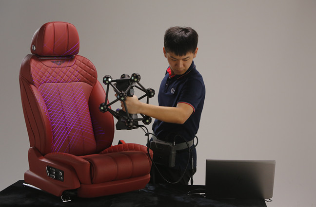 การสแกน 3D แบบไร้สายสำหรับชิ้นส่วนยานยนต์ย้อนกลับวิศวกรรม