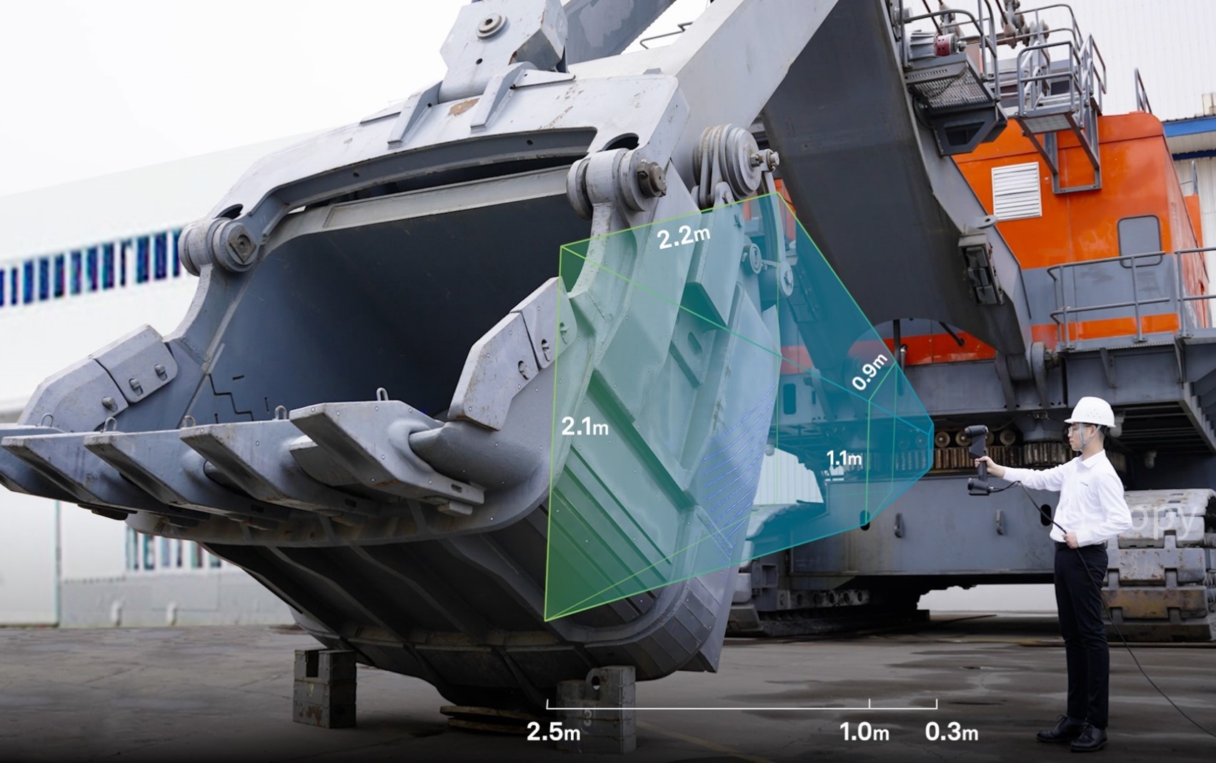 เครื่องสแกน 3D ที่มีความสามารถในการปรับตัวสูง