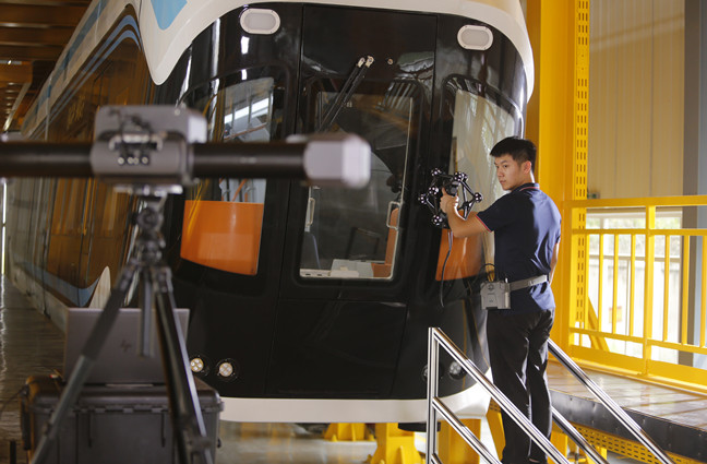 การสแกน 3D สำหรับอุตสาหกรรมรถไฟ